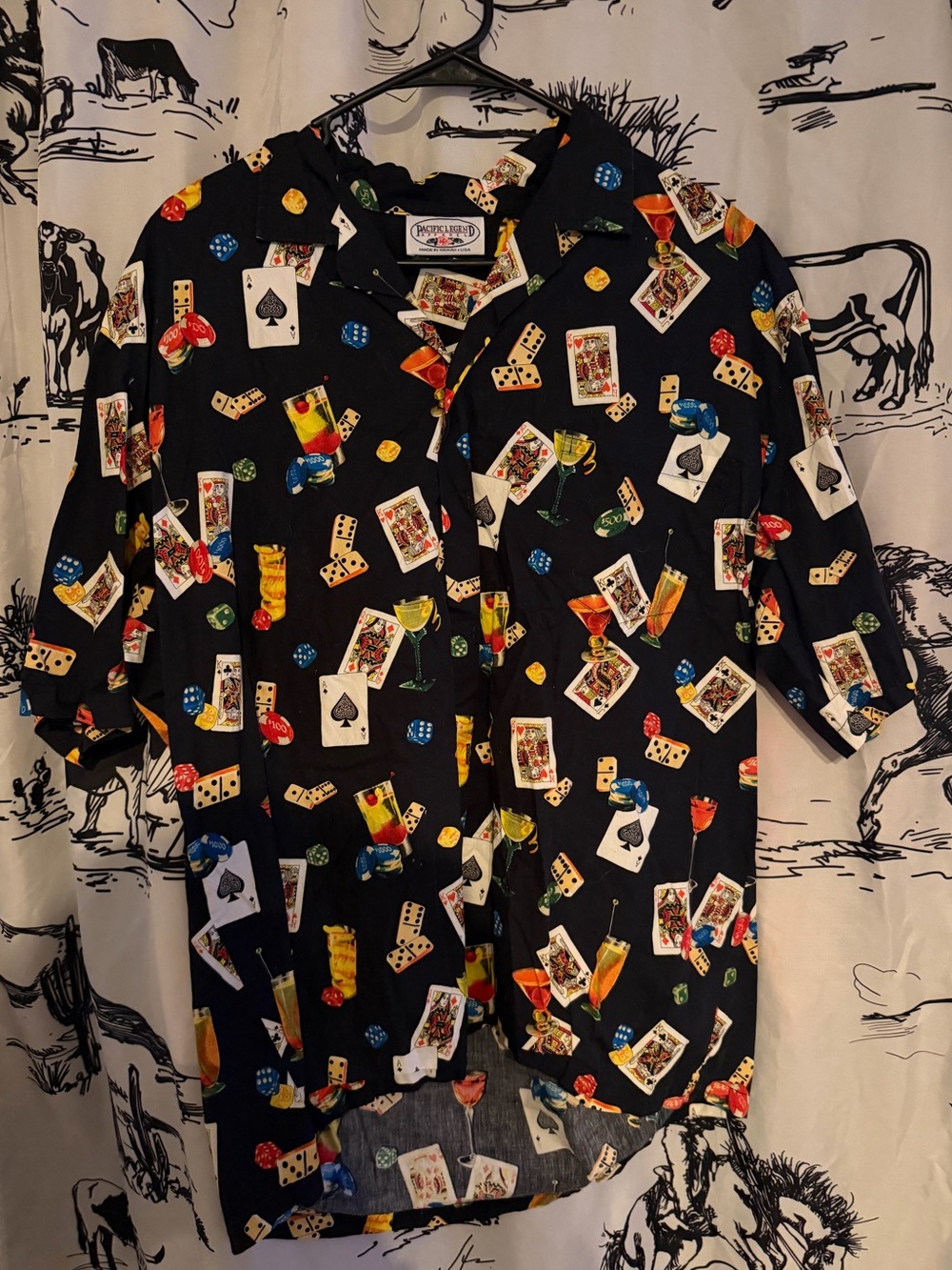 Pacific Legend Poker Button Up